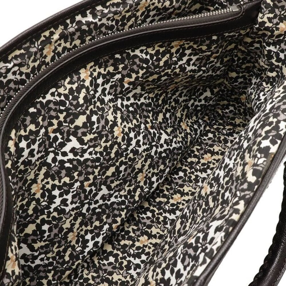 Celine Paris Macadam Boogie Bag Tote Denim Leather Black Silver - Picture 5 of 8